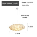 Lámpara Colgante Moderna de Nubes, Lámpara Colgante Blanca para Cafetería, Tienda de Ropa, Dormitorio Comercial, Sala de Estar