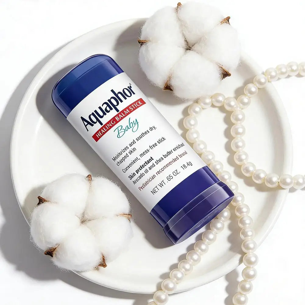 Aquaphor Baby Healing Balm Stick 18,4 g - Aceite de Aguacate Manteca de Karité Calma la Piel Seca y Agrietada Hipoalergénico Cuidado de la Piel Multiusos