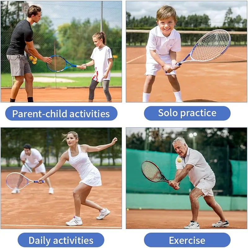 Pelota de rebote para entrenador de tenis con cuerda, base de estudio personal, amortiguador de tenis, herramienta de entrenamiento, equipo de ejercicio