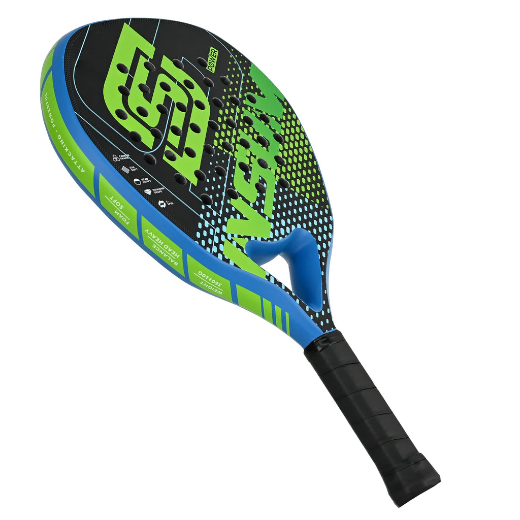 Palas de pádel ligeras de fibra de carbono completa, superficie rugosa, núcleo de espuma EVA Memory Flex, palas de alta calidad.