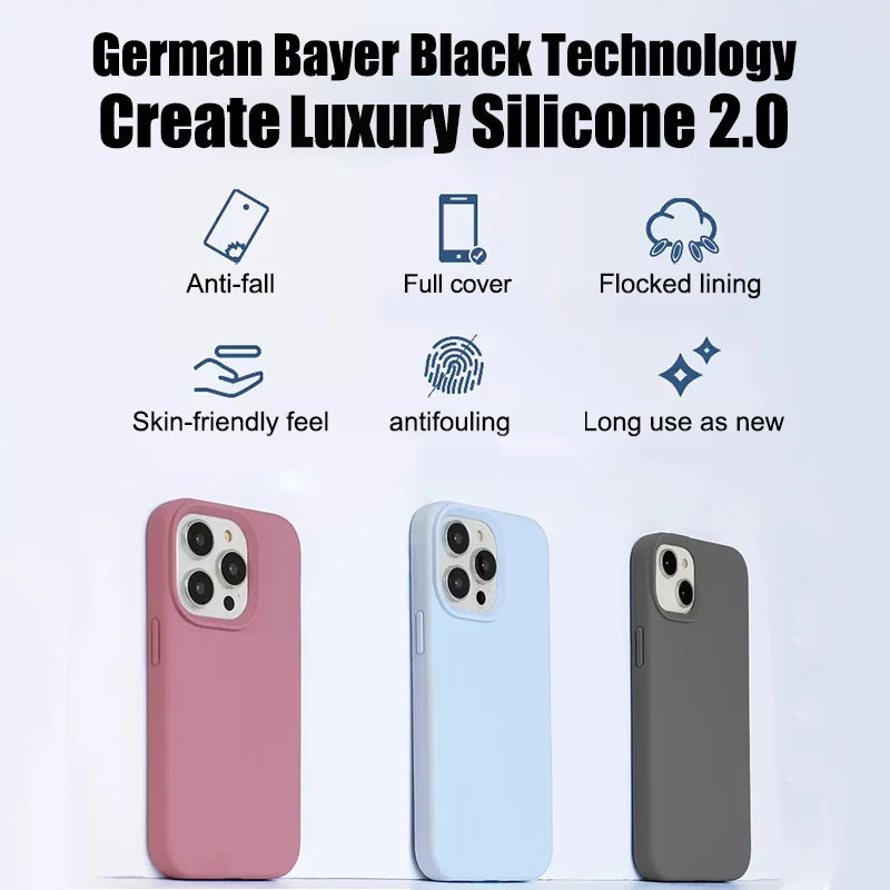 Para iPhone 17 Pro Max Funda de teléfono actualizada para iPhone 11 12 13 14 15 16 Pro Max Plus Air Fundas Accesorios de cubierta a prueba de golpes