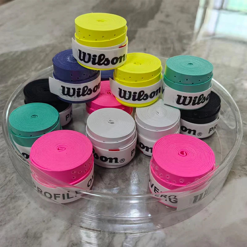 Pack de 12 overgrips perforados W Padel Pro para un agarre y comodidad mejorados, con tacto suave y diseño perforado en