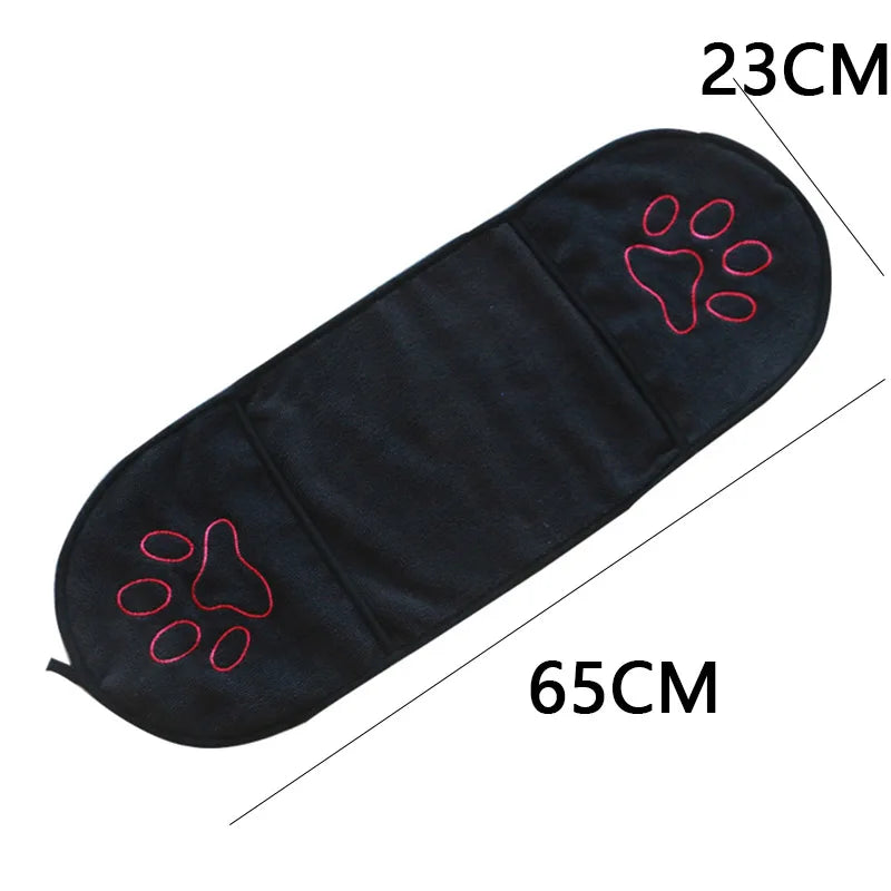 Toalla para mascotas de secado rápido, toalla para perros, albornoz, fibra suave, absorbente, toalla de baño para gatos, paño de limpieza conveniente para mascotas, accesorios para mascotas