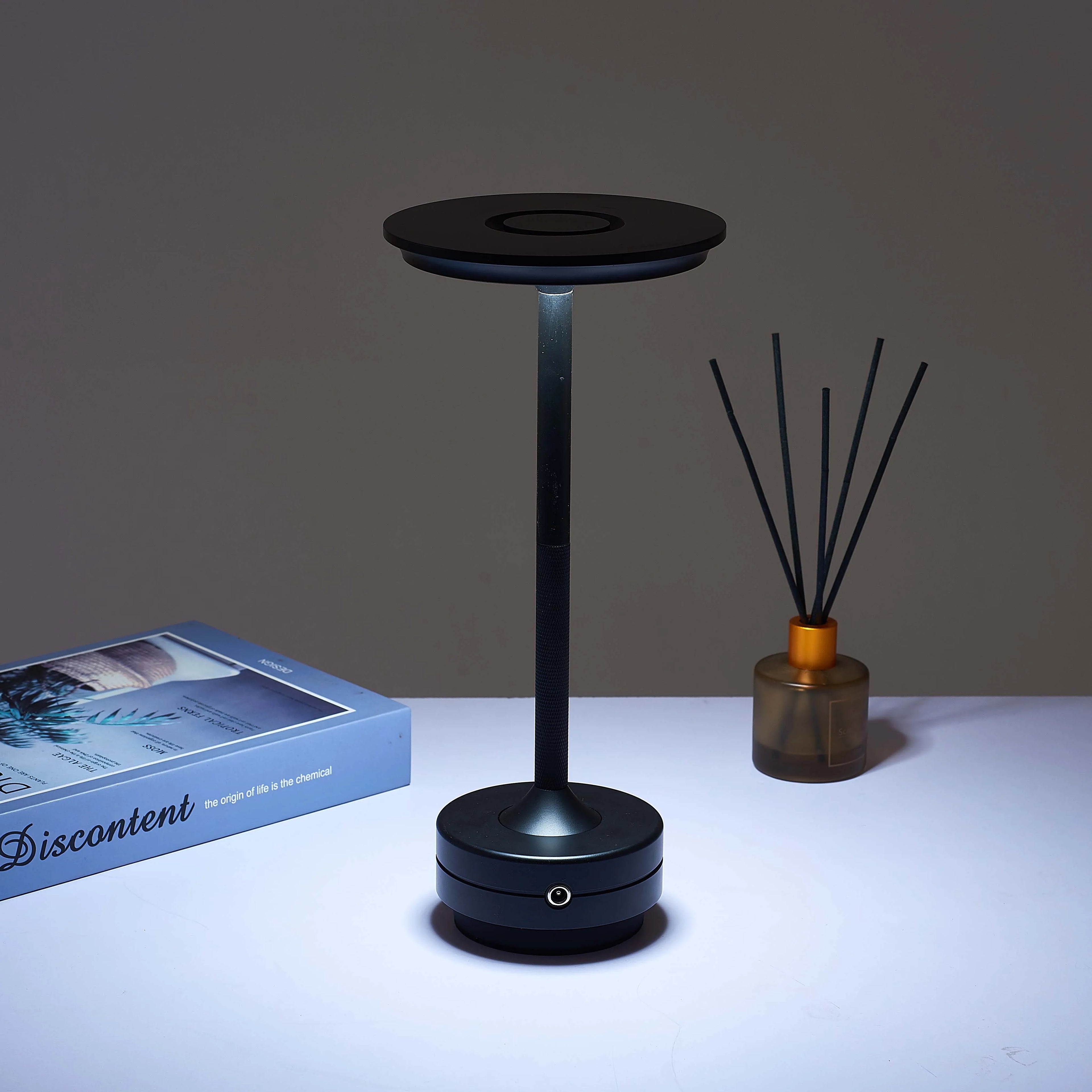 Lámpara de mesa recargable nórdica TrendyHome, lámpara LED táctil, decoración de mesa de café, decoración de dormitorio para estudio, luz de escritorio bonita para mesita de noche