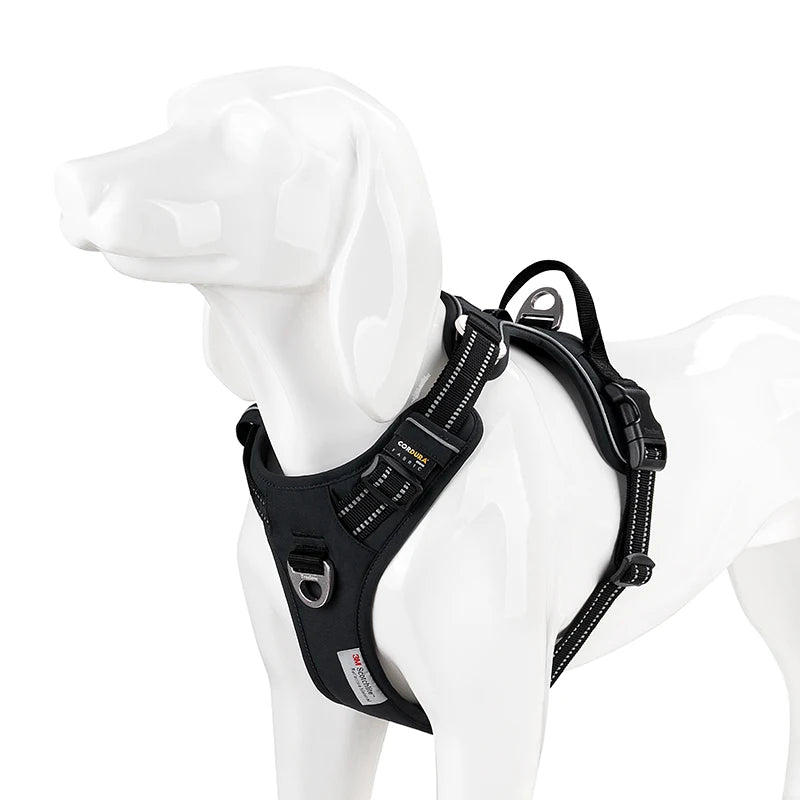Arnés para mascotas TRUE LOVE, sin tirones, nailon reflectante, arnés para perros, ajustable, control cómodo, fácil de poner, brillante Truelove TLH5654