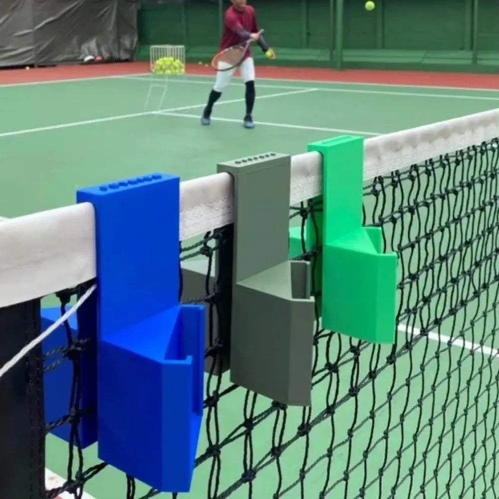 Soporte de cámara para pádel doble perspectiva colgante, soporte para teléfono en red de tenis, soporte para grabación de tenis, soporte para teléfono de acción