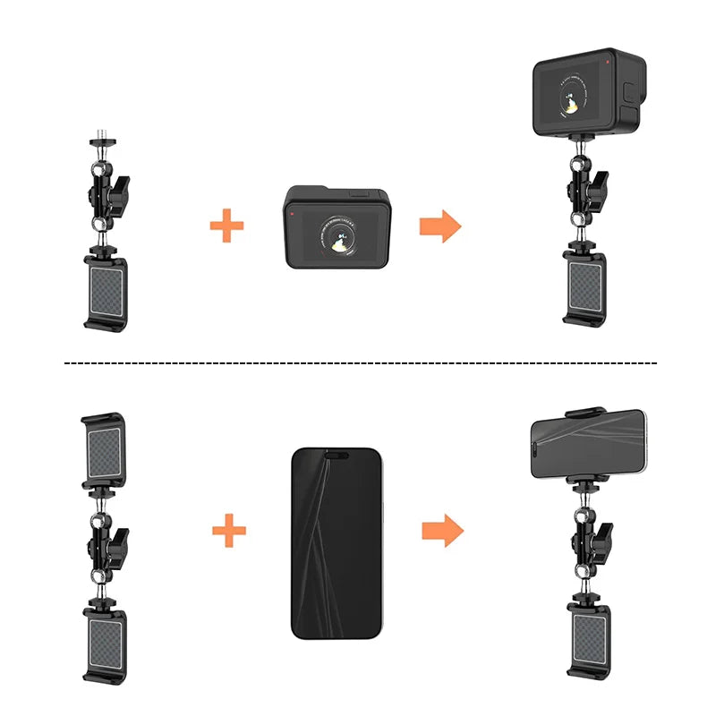 Soporte de Valla para Teléfono Móvil, GoPro, Insta360 y Otras Cámaras de Acción, Mevo Start para Grabación de Béisbol, Sóftbol y Tenis