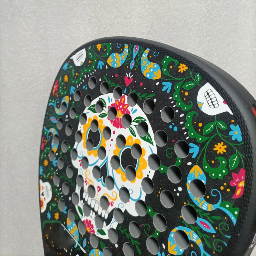 Pala de Pádel de Fibra de Carbono con Núcleo de Espuma EVA Memory Flex Raqueta de Pádel Ligera