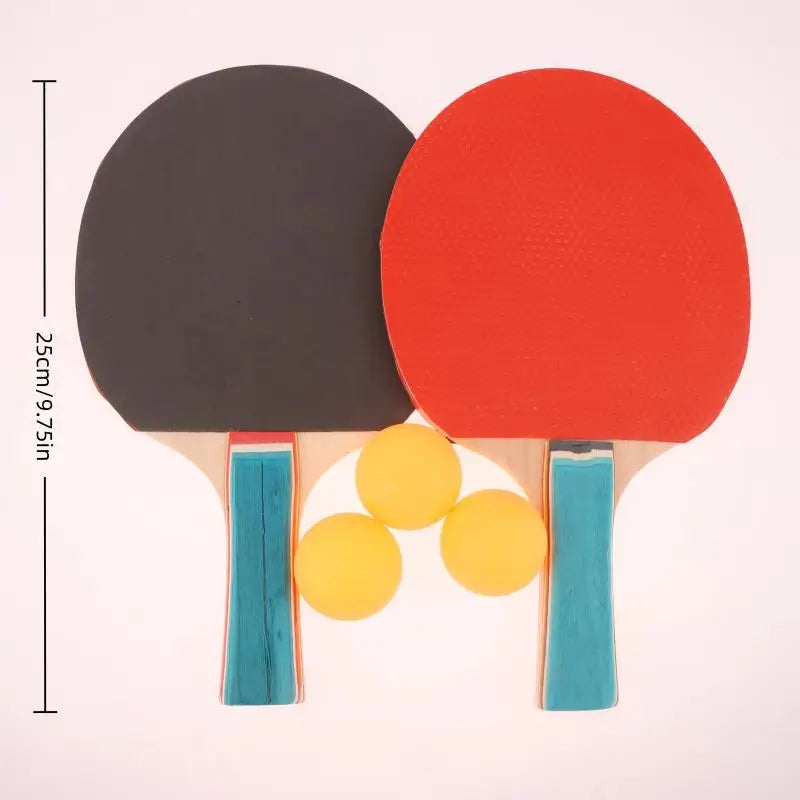 1 Set Table Tennis Rackets, Lightweight Professional Ping Pong Paddles with Ergonomic Handles for Club Training