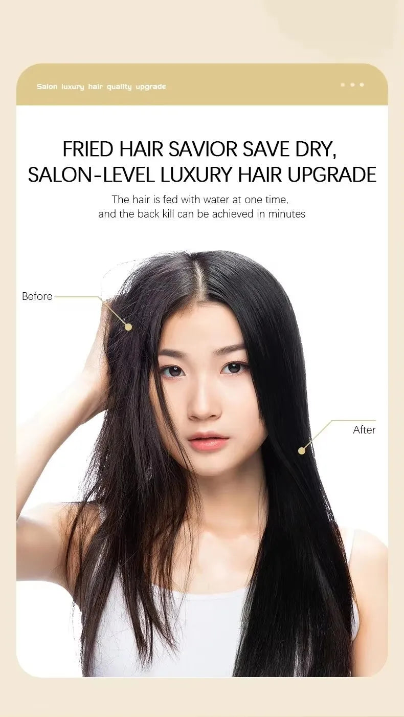 Professional Salon 2in1 Steampod Nano Spray Hair Straightener Beauty Care Hot Steam Ionic Hair Straightening Styler Comb Brush