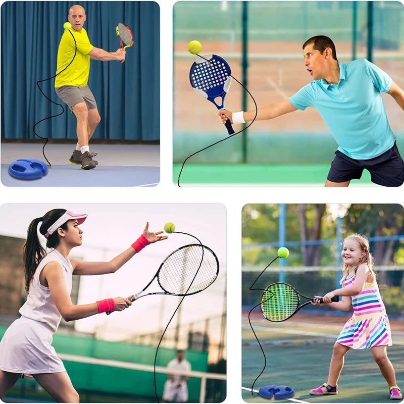 Pelota de rebote para entrenador de tenis con cuerda, base de estudio personal, amortiguador de tenis, herramienta de entrenamiento, equipo de ejercicio