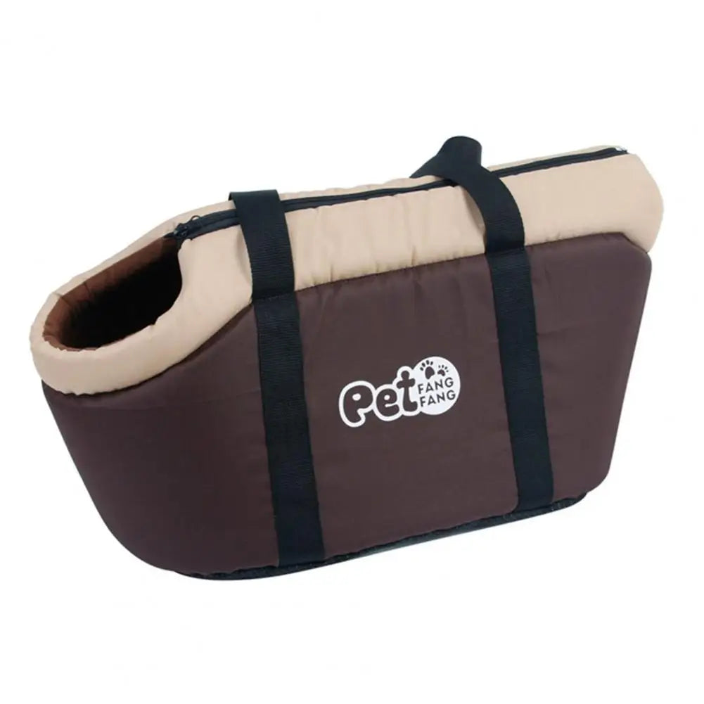 Transportín para mascotas de tela suave con almohadilla interior ajustable, bolso de mano para gatos, viajes, transpirable