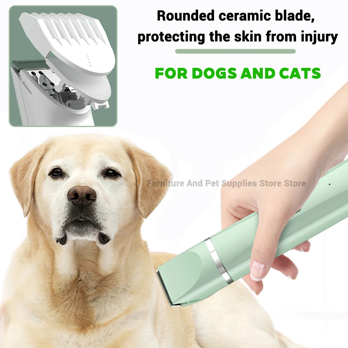 Nuevo Kit de herramientas de belleza multifuncional eléctrico 4 en 1 para mascotas Cortapelos recargable para perros y gatos Suministros para mascotas