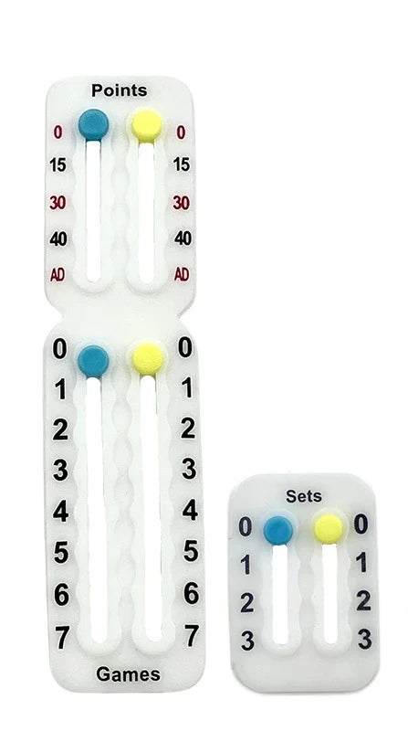 Marcador Pequeño Original para Tenis, Pádel, Bádminton, Ligero, Patentado, Certificado, Antipelado de Pintura para Aficionados