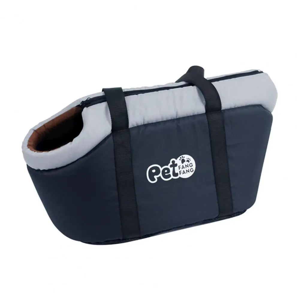 Transportín para mascotas de tela suave con almohadilla interior ajustable, bolso de mano para gatos, viajes, transpirable