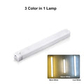 Luz de barra LED con sensor de movimiento, recargable por USB, inalámbrica, luz nocturna por inducción, lámpara de gabinete magnética portátil sin cable para cocina