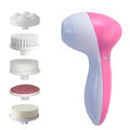 Eléctrico 5 EN 1 Limpiador Facial Eléctrico Cepillo Máquina de Lavado Spa Cuidado de la Piel Masaje Limpieza de Puntos Negros Herramientas Limpiadoras Faciales