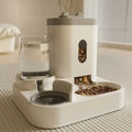 Comedero Automático para Perros y Gatos con Fuente de Agua Tazón de Gran Capacidad Dispensador de Alimentos Contenedor de Almacenamiento para Mascotas Accesorios para Mascotas Cachorros