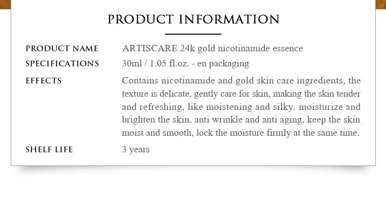 ARTISCARE SET de cuidado de la piel con oro de 24K, Crema facial, Suero hidratante, Esencia para ojeras, Productos coreanos para el cuidado de la piel