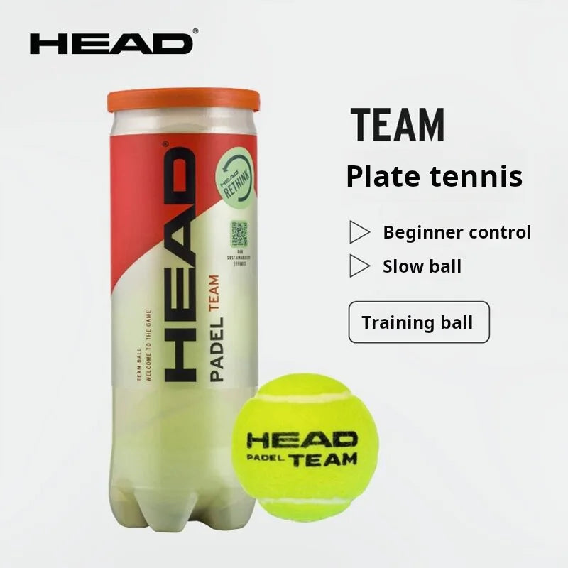 PELOTAS DE PÁDEL CONTROLADAS POR LA CABEZAPaletas Pádel Torneo de Pádel Bola de Entrenamiento 1 Bote = 3 Bolas