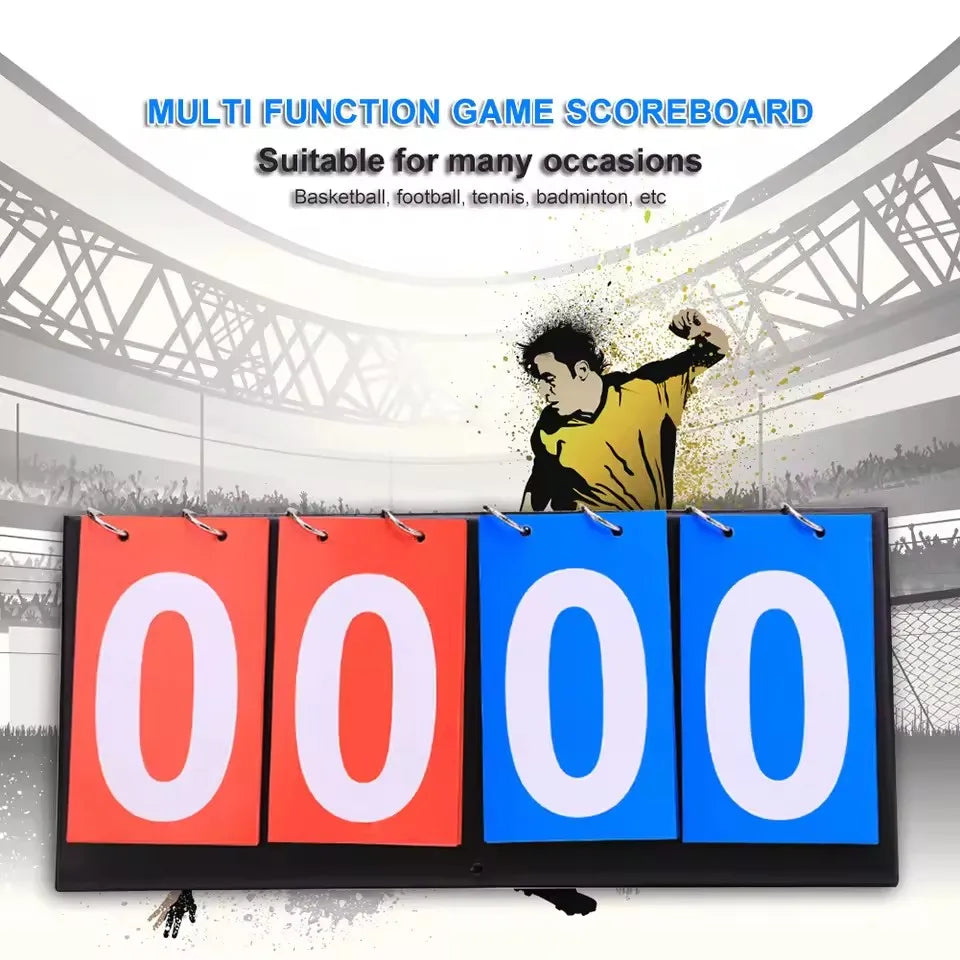 Marcador digital deportivo Fútbol Voleibol Baloncesto Árbitro Entrenador Marcador para ejercicio interior Adorno Accesorios deportivos