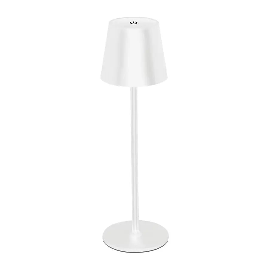 Lámpara de mesa LED nórdica, recargable, táctil, regulable, para dormitorio, comedor, cafetería, decoración sencilla para el hogar.