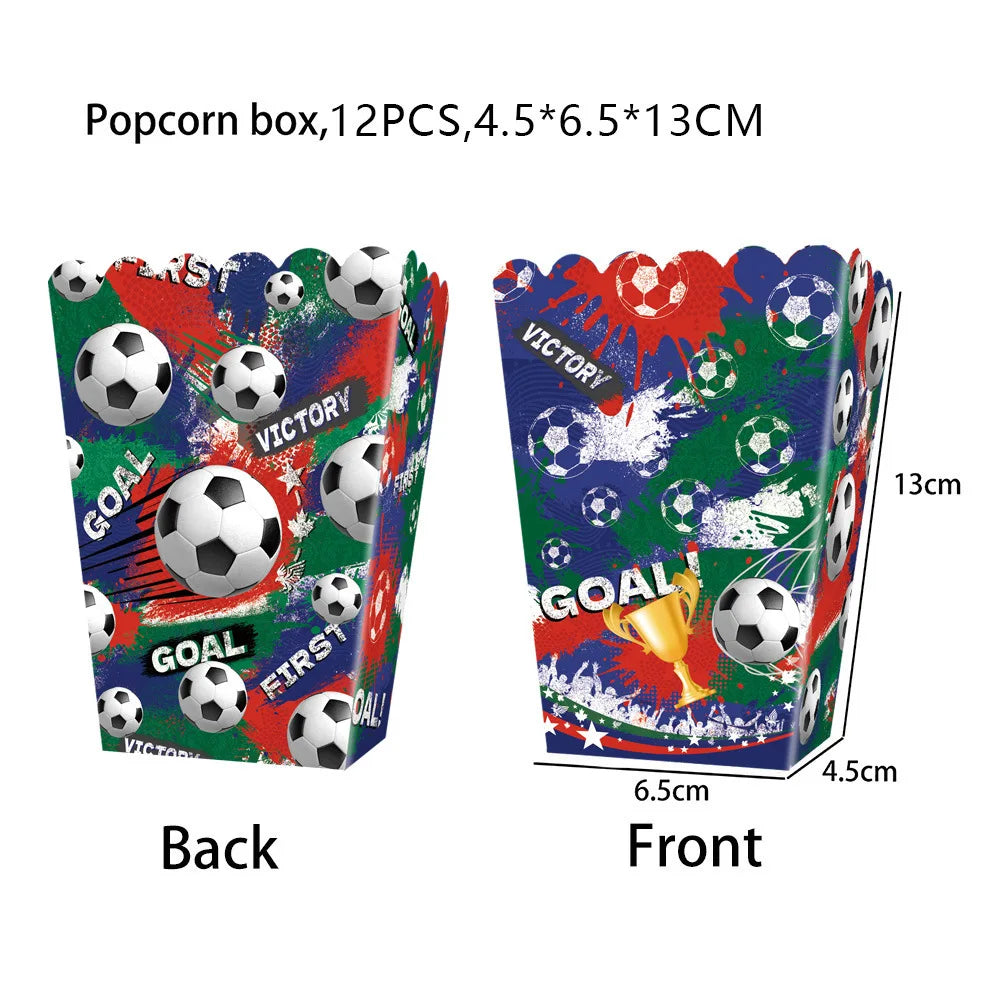 Fiesta Patitas Fútbol Cumpleaños Vajilla Taza Plato Servilleta Fútbol Cumpleaños Kit Globo Llavero Decoración de fiesta para cumpleaños decoración de fútbol