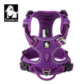 Arnés para Perros de Nylon Reflectante Truelove sin Tirones Ajustable Mediano Grande para Perros Traviesos Chaleco de Seguridad para Coche Correr Pasear