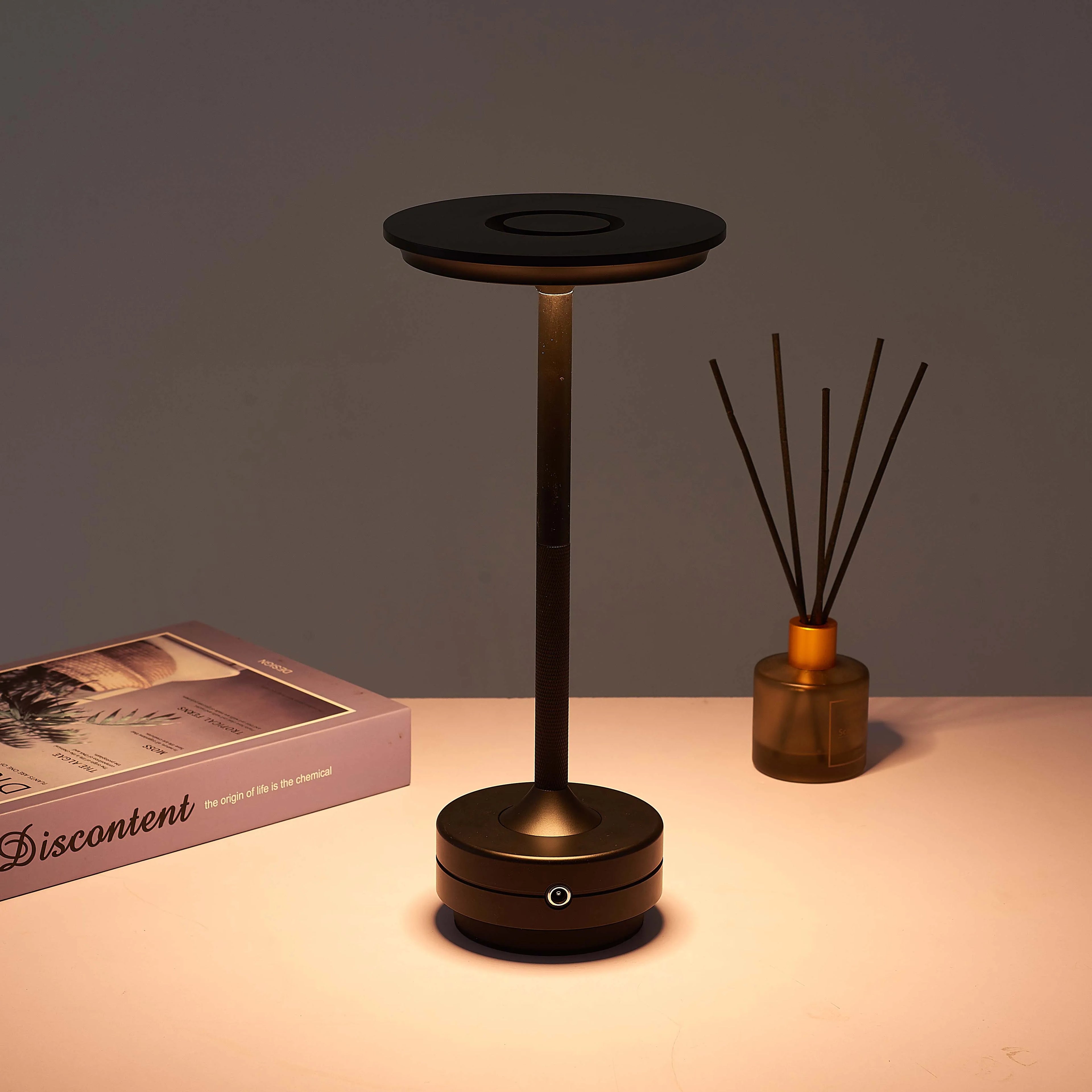 Lámpara de mesa recargable nórdica TrendyHome, lámpara LED táctil, decoración de mesa de café, decoración de dormitorio para estudio, luz de escritorio bonita para mesita de noche