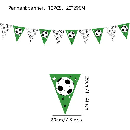 Fiesta Patitas Fútbol Cumpleaños Vajilla Taza Plato Servilleta Fútbol Cumpleaños Kit Globo Llavero Decoración de fiesta para cumpleaños decoración de fútbol