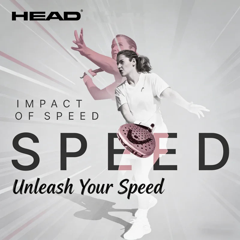 Raqueta de Pádel HEAD de Fibra de Carbono, Serie SPEED, Raqueta de Tenis Padel para Adultos, Forma de Lágrima, Nueva Raqueta de Pádel 2025