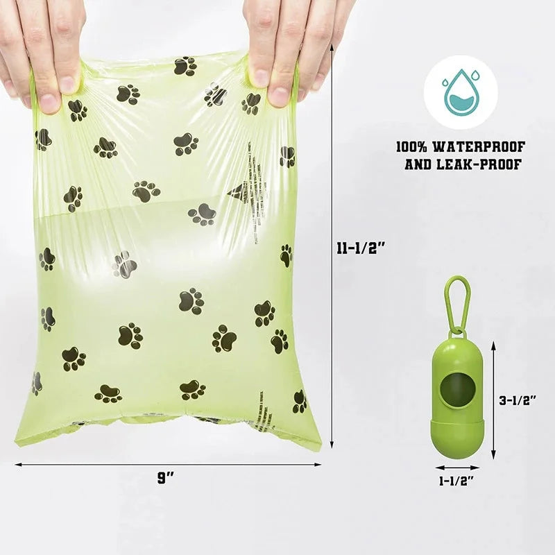 Nuevas bolsas biodegradables para excrementos de perro a granel, bolsas de caca perfumadas Biobase, bolsas degradables para desechos de gato, dispensador de excrementos de perro, regalos