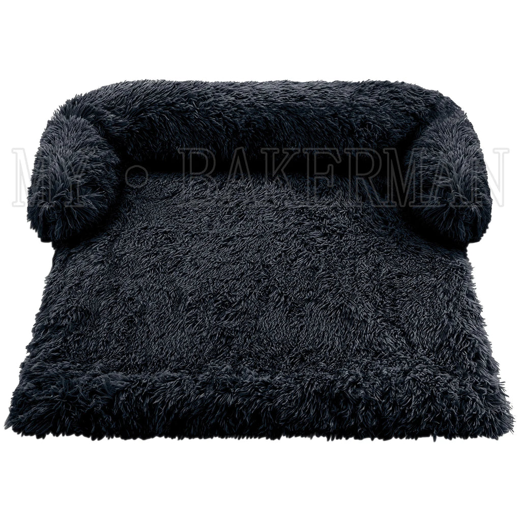 S-XXL Sofá Cama para Perros, Cama Calmante para Mascotas, Nido Cálido Lavable, Protector de Muebles Suave, Manta para Gatos, Cama Sofá para Perros Grandes