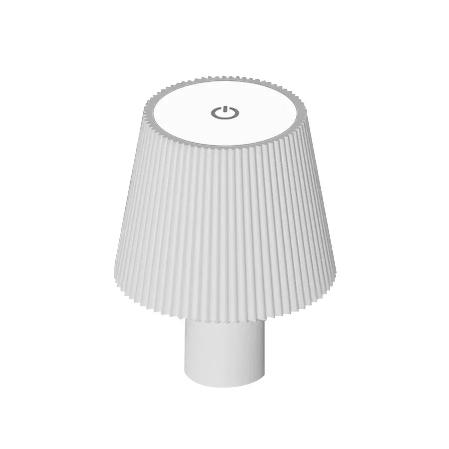 Lámpara de mesa LED nórdica, recargable, táctil, regulable, para dormitorio, comedor, cafetería, decoración sencilla para el hogar.