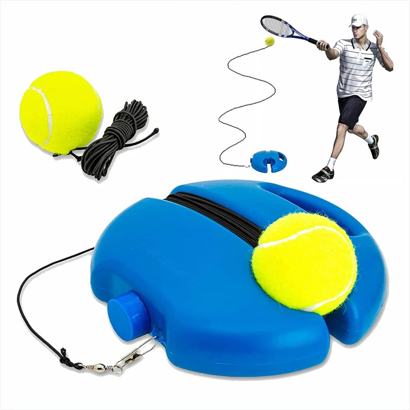 Pelota de rebote para entrenador de tenis con cuerda, base de estudio personal, amortiguador de tenis, herramienta de entrenamiento, equipo de ejercicio