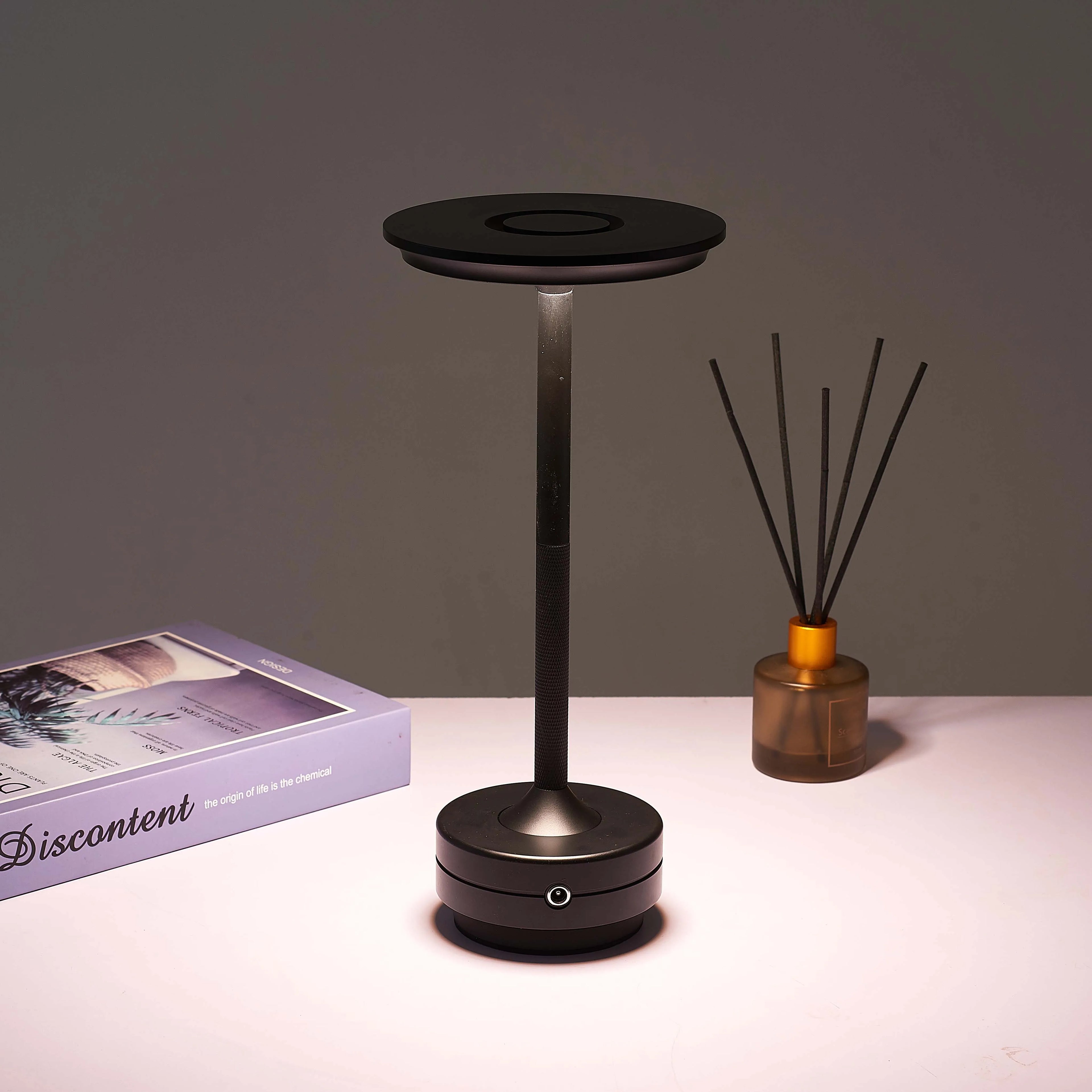 Lámpara de mesa recargable nórdica TrendyHome, lámpara LED táctil, decoración de mesa de café, decoración de dormitorio para estudio, luz de escritorio bonita para mesita de noche