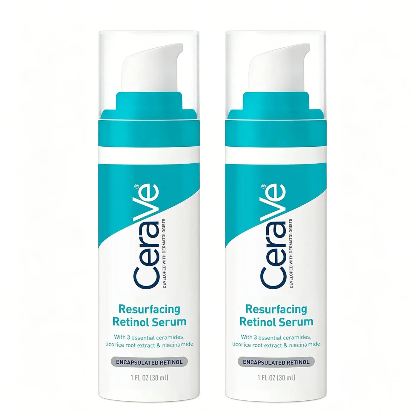 CeraVe Sérum con Retinol Niacinamida Raíz de Regaliz, Cuidado Suavizante del Tono de la Piel, Reparación de la Barrera Cutánea, No Comedogénico Para Pieles con Tendencia a Imperfecciones