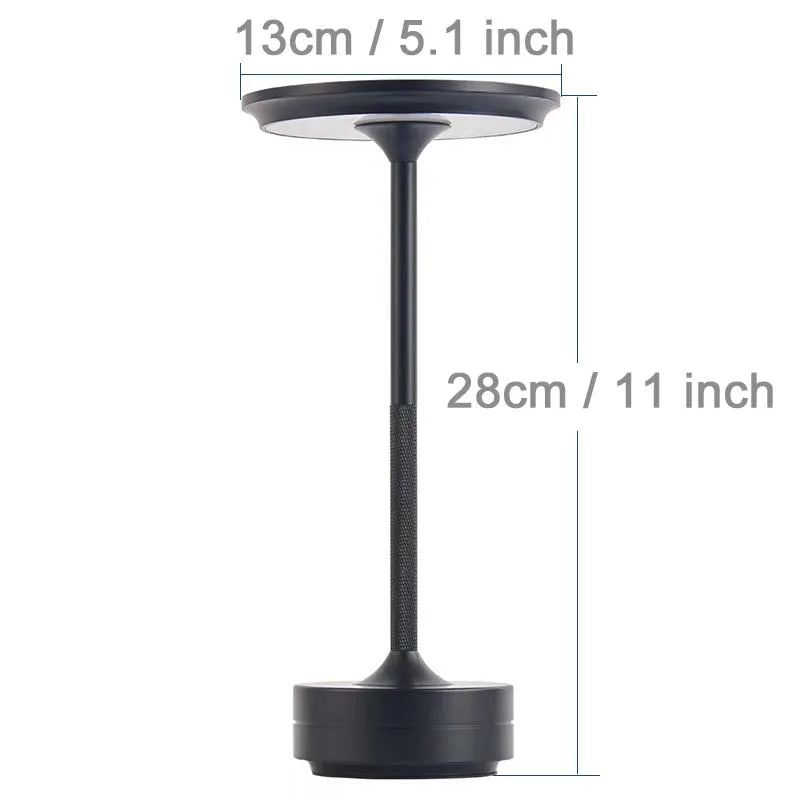 Lámpara de mesa recargable nórdica TrendyHome, lámpara LED táctil, decoración de mesa de café, decoración de dormitorio para estudio, luz de escritorio bonita para mesita de noche