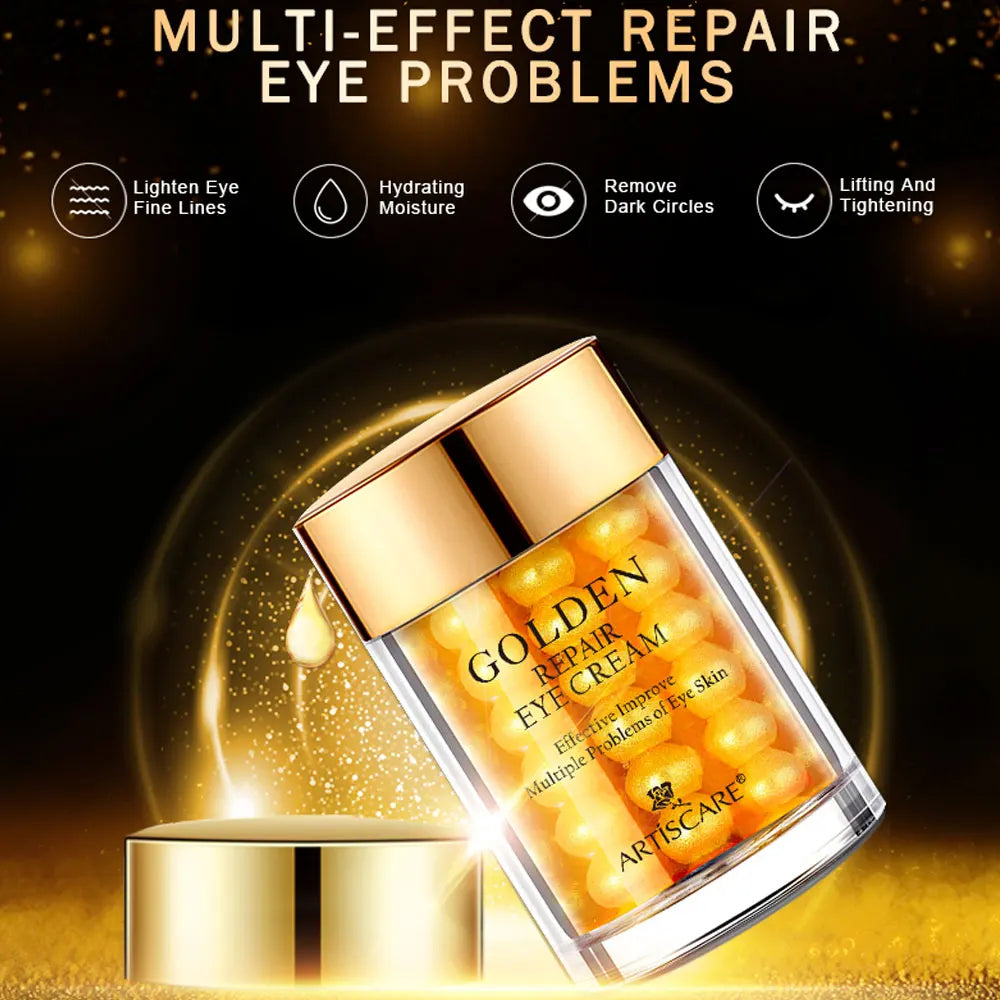 ARTISCARE SET de cuidado de la piel con oro de 24K, Crema facial, Suero hidratante, Esencia para ojeras, Productos coreanos para el cuidado de la piel