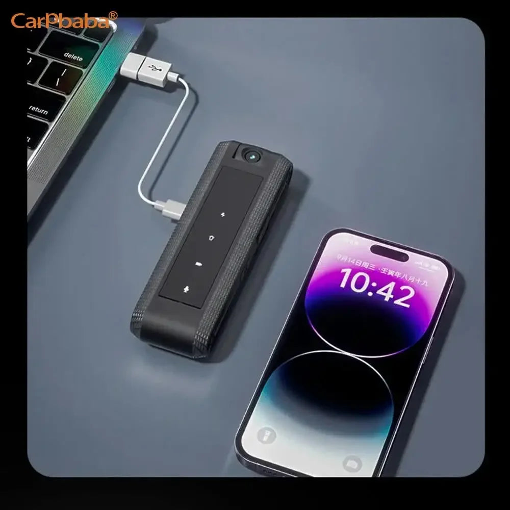 Minicámara corporal Carpbaba C2S 1080P HD DV, bodycam profesional, grabadora de video y voz digital, pequeño dispositivo de grabación de sonido y micrograbación
