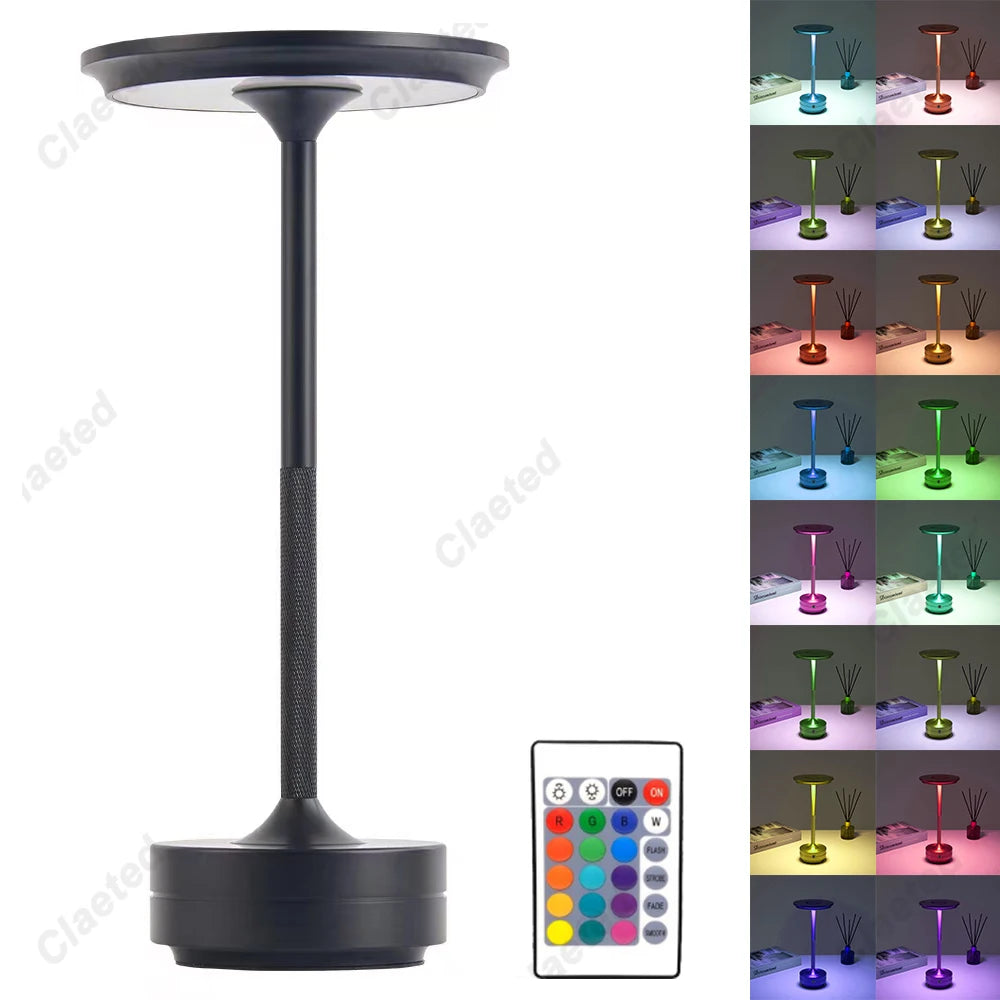 Lámpara de mesa recargable nórdica TrendyHome, lámpara LED táctil, decoración de mesa de café, decoración de dormitorio para estudio, luz de escritorio bonita para mesita de noche