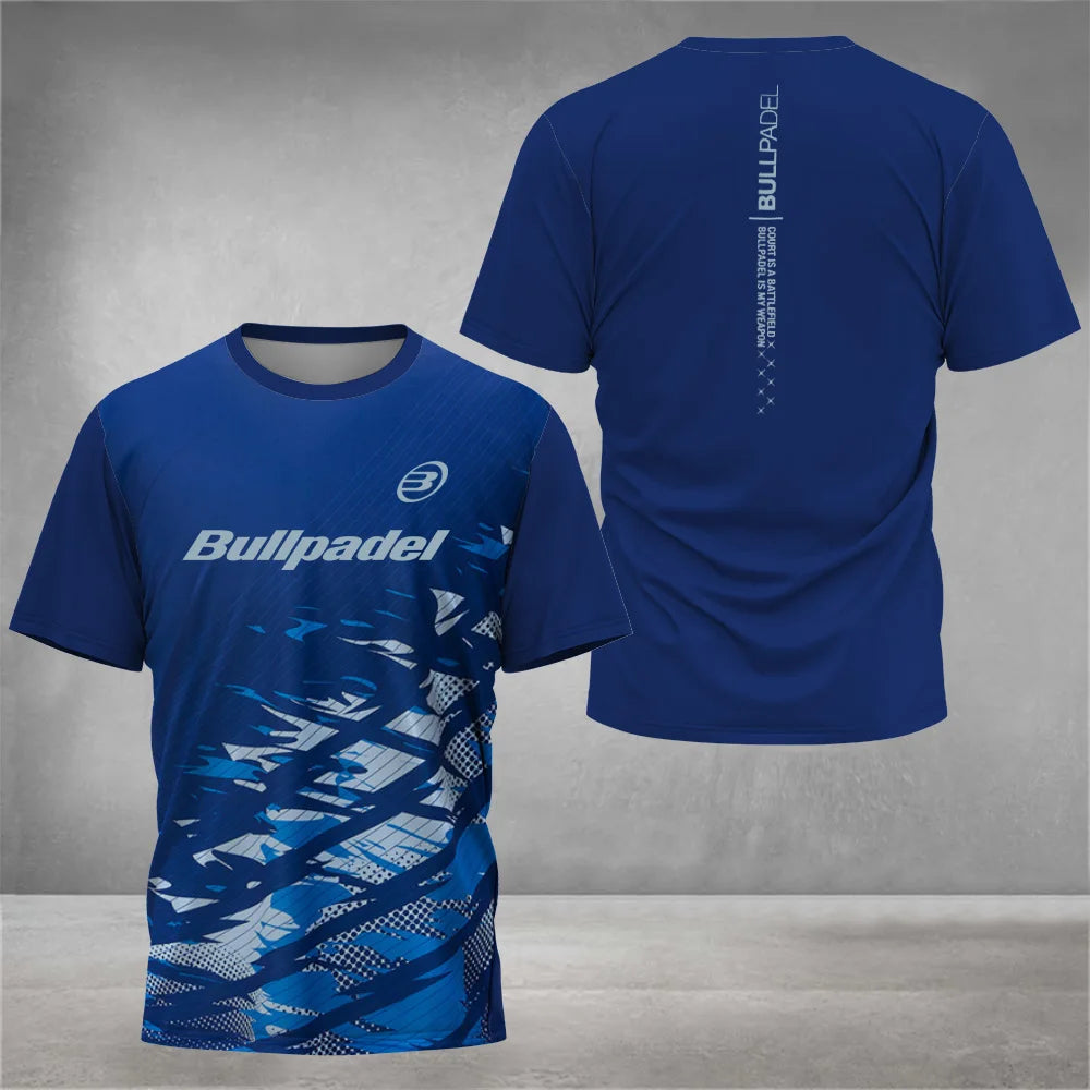 Cool Padel Camiseta Transpirable de Manga Corta Secado Rápido para Verano, Top de Calle para Hombre, Camiseta de Tenis para Exteriores, Nueva Colección Fitness