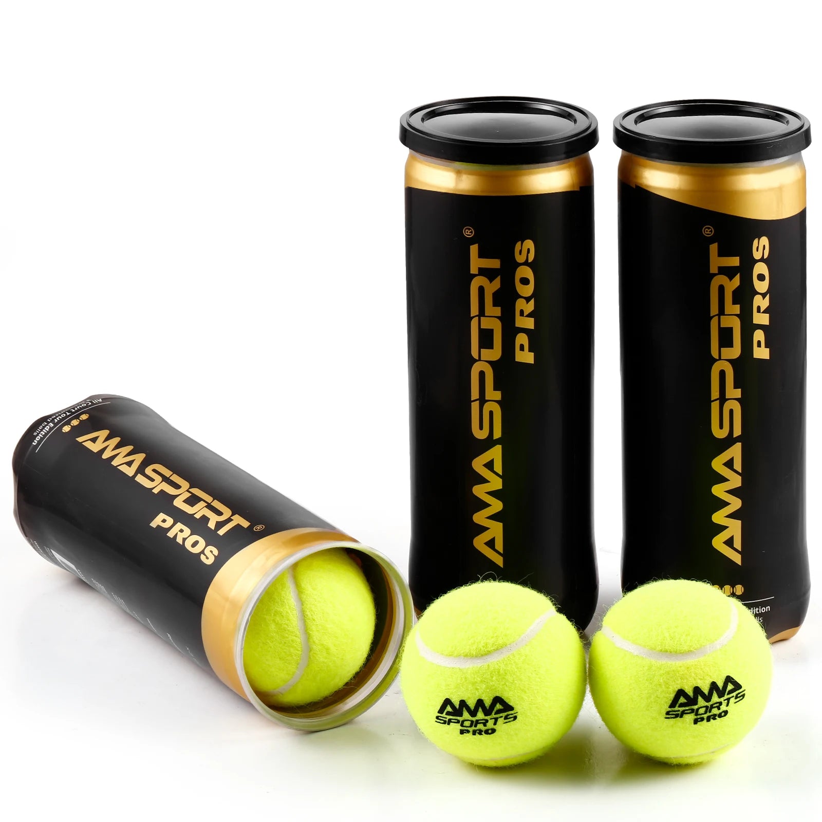 Bolas para pista de pádel – Bolas de pádel duraderas de grado de torneo para jugadores profesionales y aficionados – Bolas de pádel de rebote óptimo