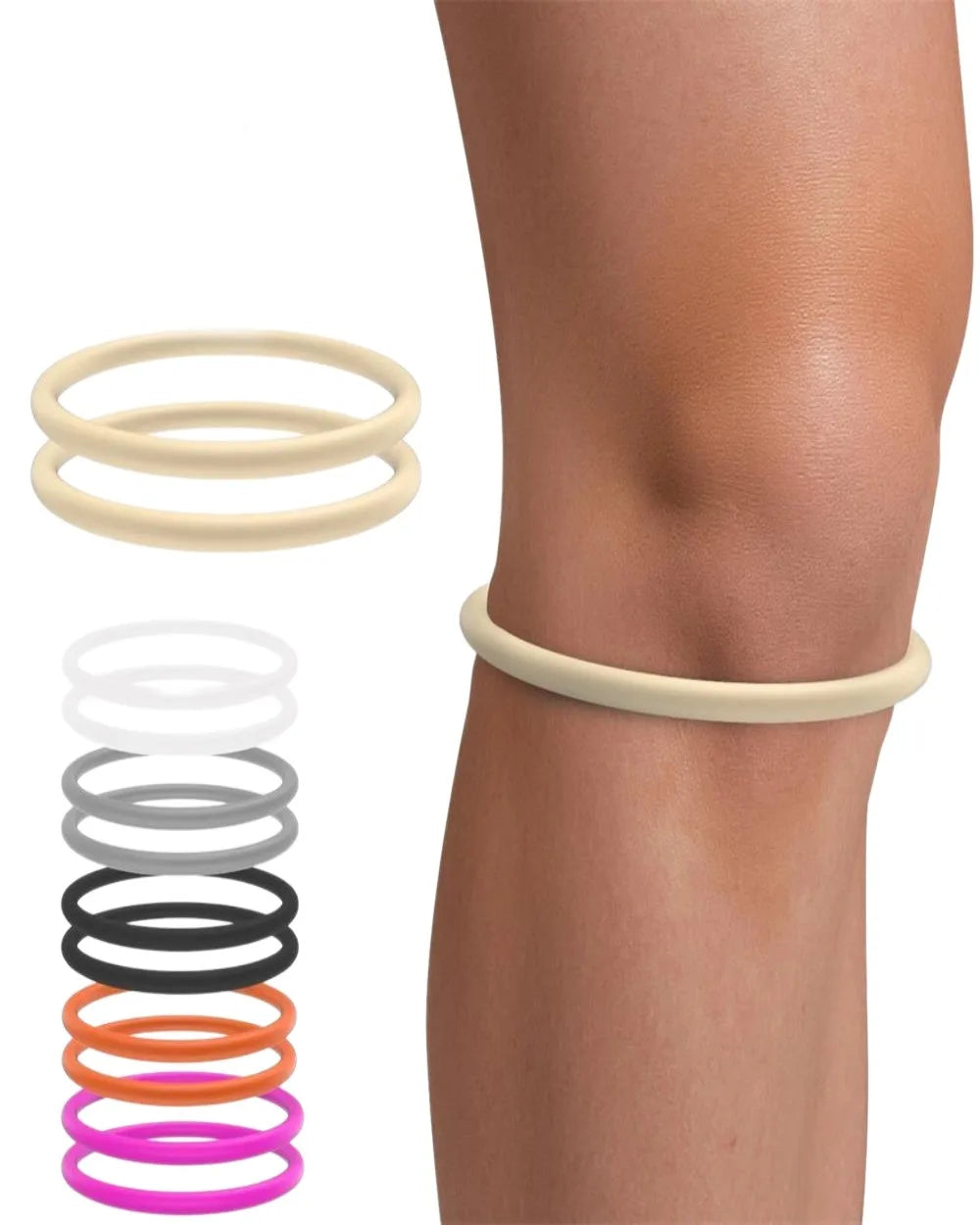 Patella Tendon Support Belt, Knee Pain Relief and Patella Stabilizer Knee Belt Support, Suitable for Hiking, Football, Basketbal