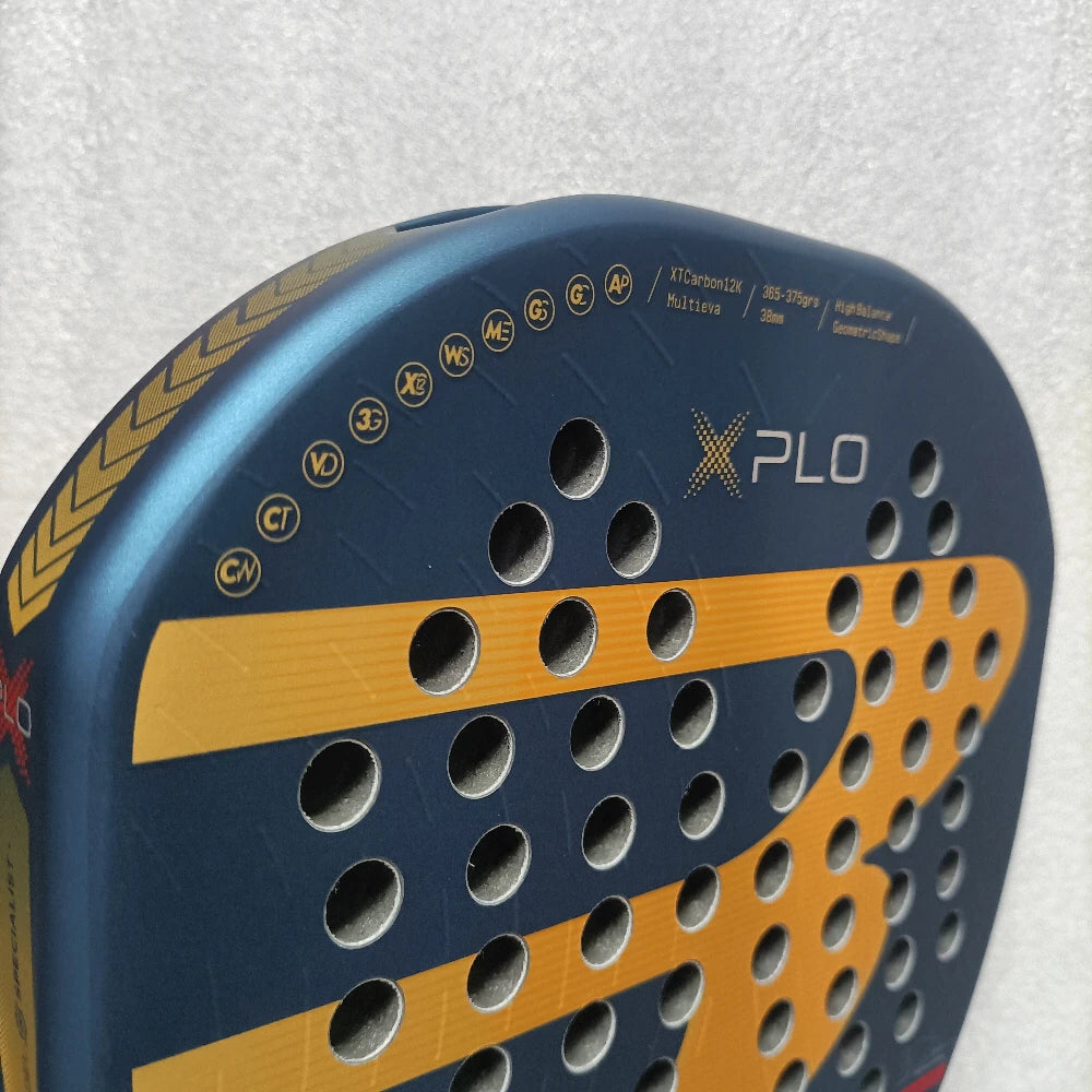 Pala de Pádel de Fibra de Carbono con Núcleo de Espuma EVA Memory Flex Raqueta de Pádel Ligera
