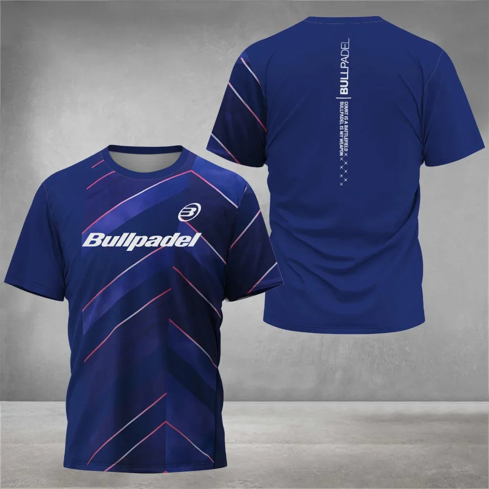 Cool Padel Camiseta Transpirable de Manga Corta Secado Rápido para Verano, Top de Calle para Hombre, Camiseta de Tenis para Exteriores, Nueva Colección Fitness