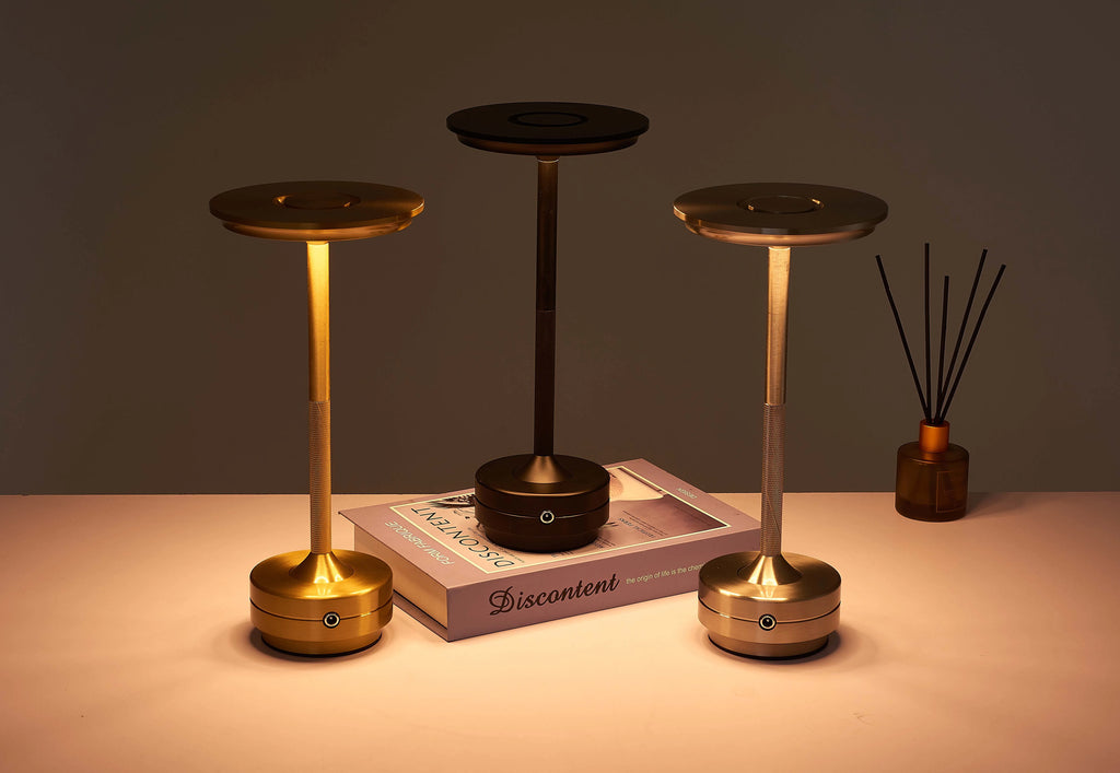 Lámpara de mesa recargable nórdica TrendyHome, lámpara LED táctil, decoración de mesa de café, decoración de dormitorio para estudio, luz de escritorio bonita para mesita de noche