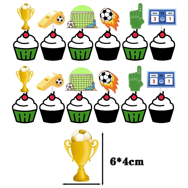 Fiesta Patitas Fútbol Cumpleaños Vajilla Taza Plato Servilleta Fútbol Cumpleaños Kit Globo Llavero Decoración de fiesta para cumpleaños decoración de fútbol