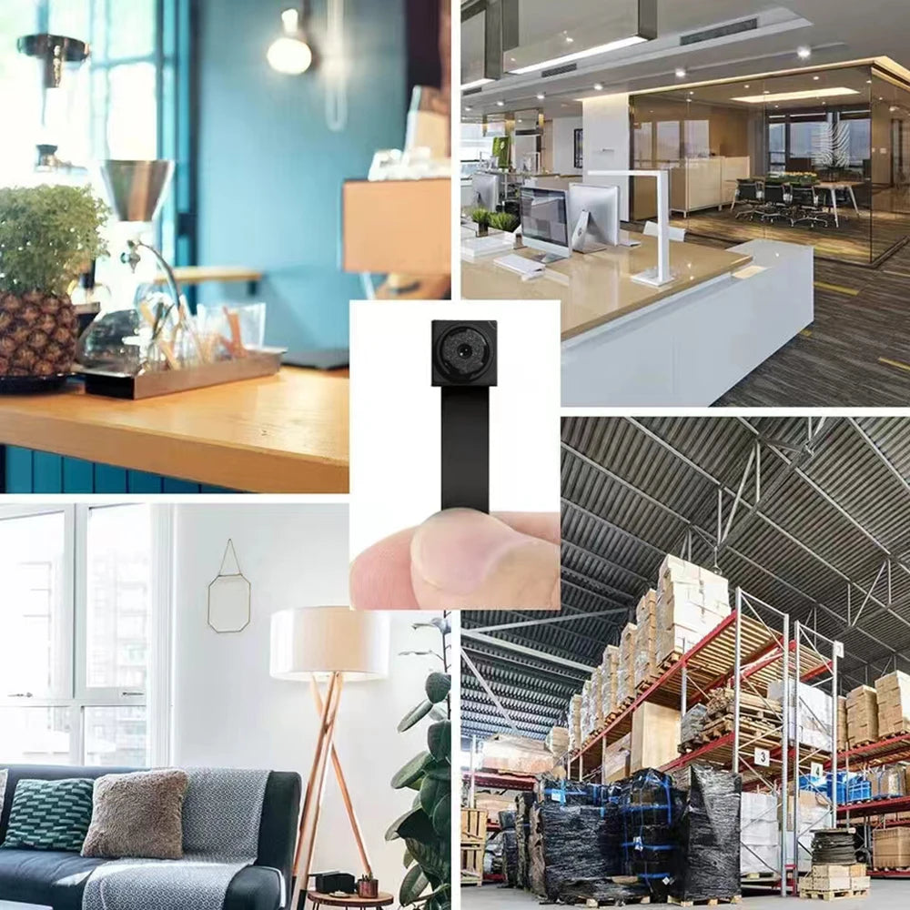Mini cámara 4K HD 1080P WiFi videocámara, módulo inalámbrico DIY de versión mejorada, grabadora de vídeo compatible con vista remota, cámara P2P
